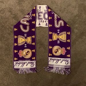 Vintage Real Madrid soccer scarf